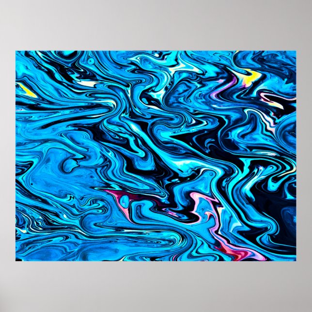 Póster Estudio de color abstracto 353, (Frente)