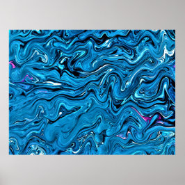 Póster Estudio de color abstracto 355,