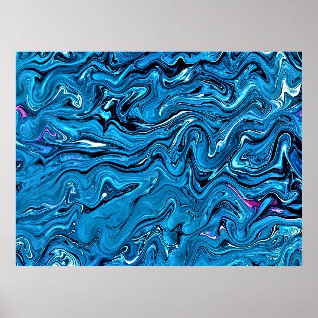 Póster Estudio de color abstracto 355, (Frente)