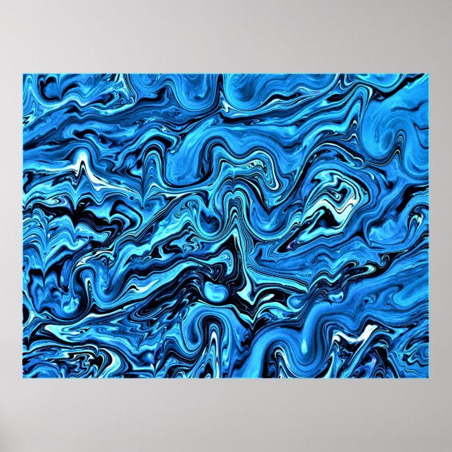 Póster Estudio de color abstracto 356, (Frente)