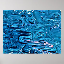 Póster Estudio de color abstracto 358,