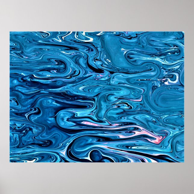 Póster Estudio de color abstracto 358, (Frente)