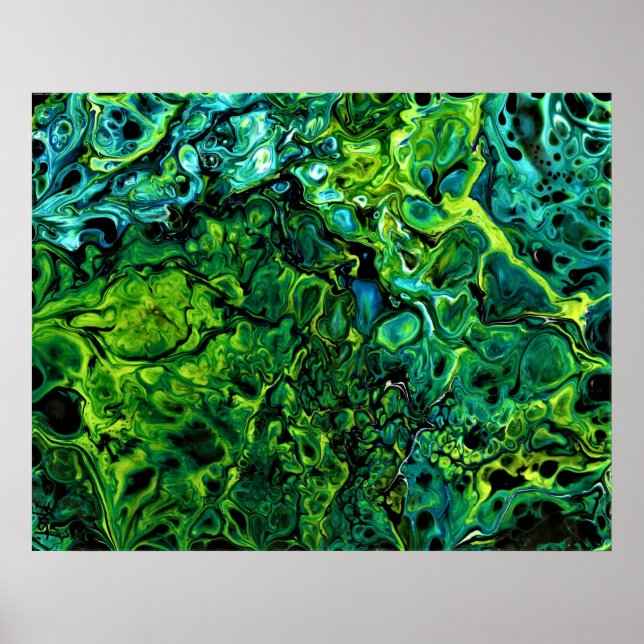 Póster Estudio de color abstracto 367, (Frente)
