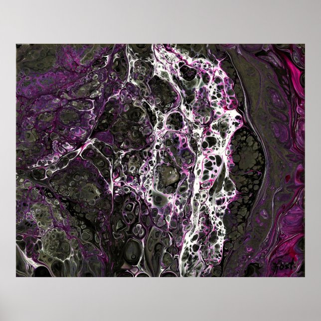 Póster Estudio de color abstracto 375, (Frente)