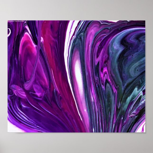 Póster Estudio de color abstracto 397, (Frente)