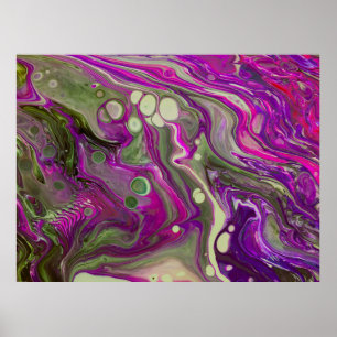 Póster Estudio de color abstracto 402,