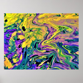 Póster Estudio de color abstracto 41,