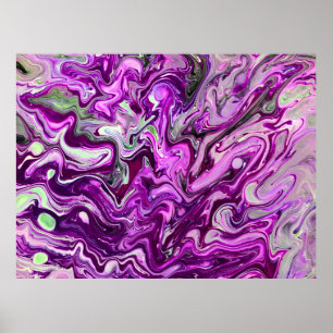 Póster Estudio de color abstracto 423,
