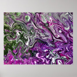 Póster Estudio de color abstracto 427,