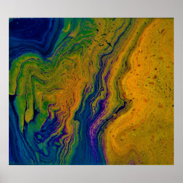 Póster Estudio de color abstracto 43,