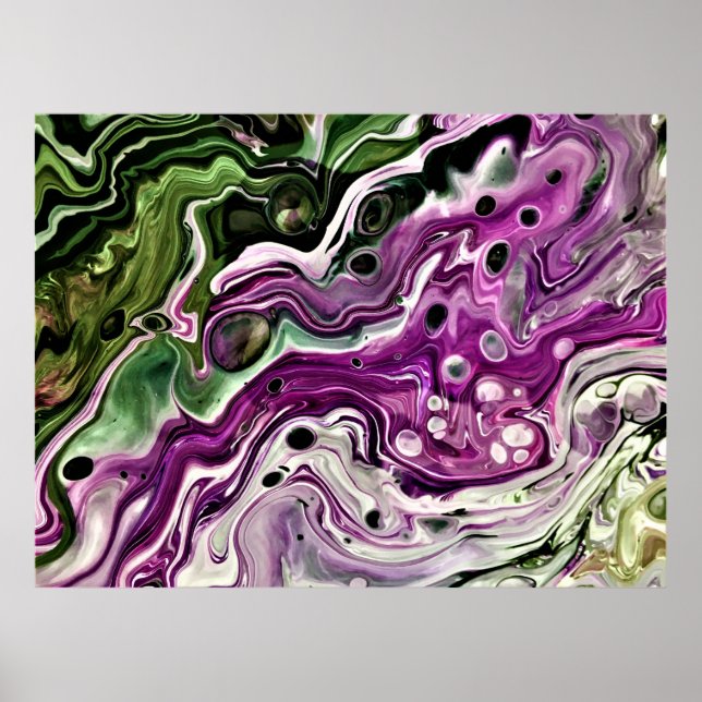 Póster Estudio de color abstracto 440, (Frente)