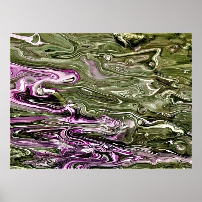 Póster Estudio de color abstracto 448, (Frente)