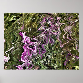 Póster Estudio de color abstracto 449,