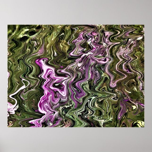 Póster Estudio de color abstracto 449, (Frente)