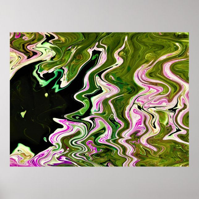 Póster Estudio de color abstracto 451, (Frente)