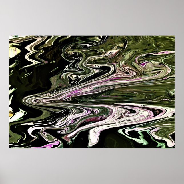 Póster Estudio de color abstracto 455, (Frente)