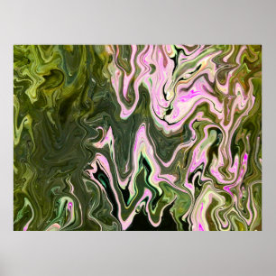 Póster Estudio de color abstracto 457, Poster