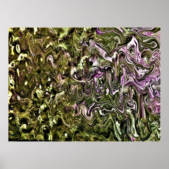 Póster Estudio de color abstracto 462, (Frente)