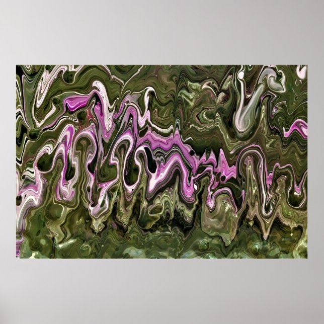 Póster Estudio de color abstracto 466 (Frente)