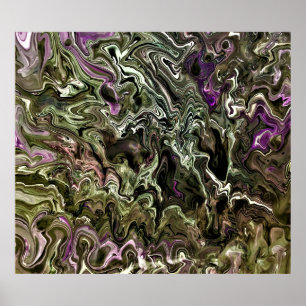 Póster Estudio de color abstracto 467,