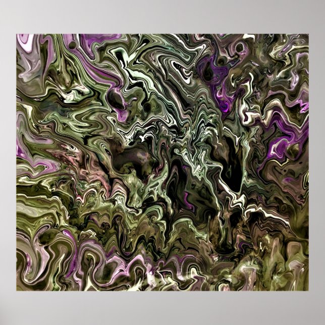 Póster Estudio de color abstracto 467, (Frente)