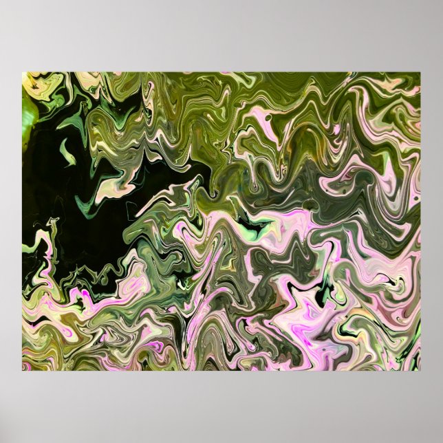 Póster Estudio de color abstracto 470, Poster (Frente)
