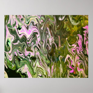 Póster Estudio de color abstracto 473, Poster