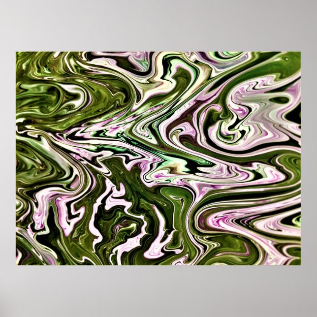 Póster Estudio de color abstracto 480, (Frente)