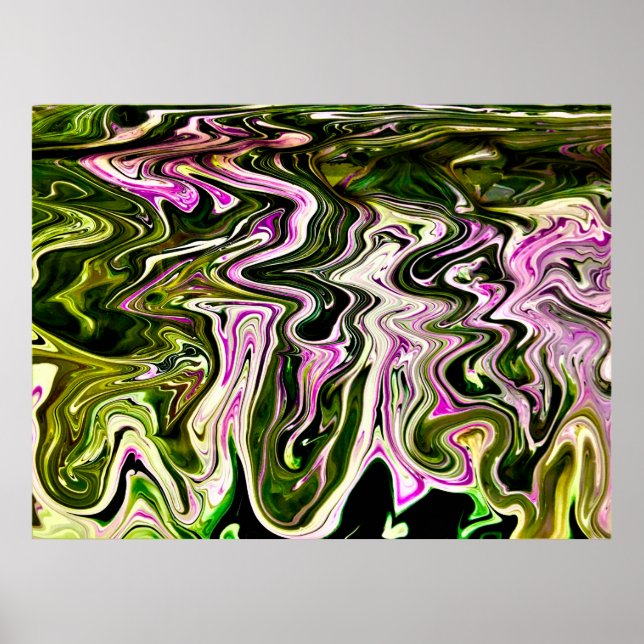 Póster Estudio de color abstracto 481, (Frente)