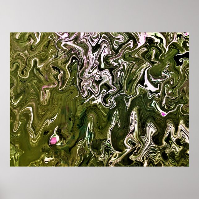 Póster Estudio de color abstracto 483, (Frente)