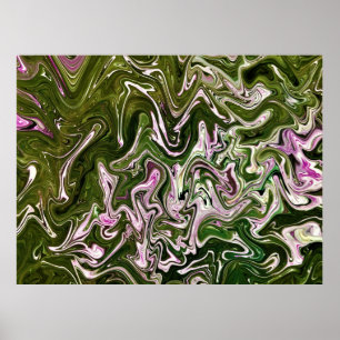 Póster Estudio de color abstracto 485,