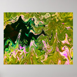 Póster Estudio de color abstracto 493,