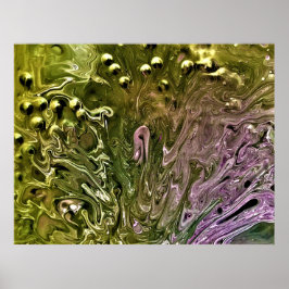 Póster Estudio de color abstracto 501,