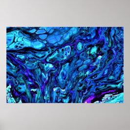 Póster Estudio de color abstracto 505,