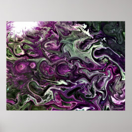 Póster Estudio de color abstracto 506,