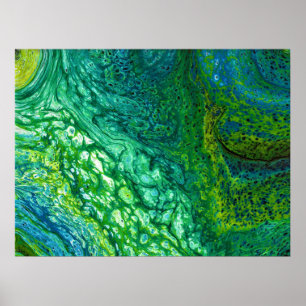 Póster Estudio de color abstracto 54,