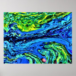 Póster Estudio de color abstracto 56,