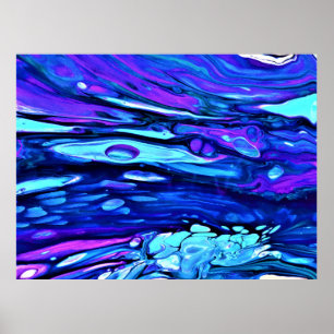 Póster Estudio de color abstracto 57,