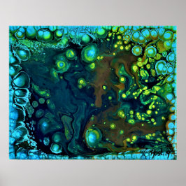 Póster Estudio de color abstracto 6,