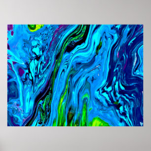 Póster Estudio de color abstracto 60,