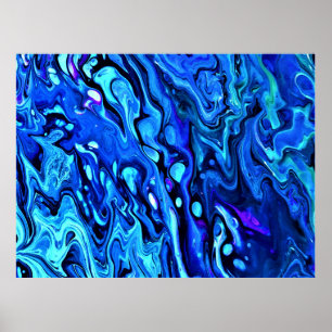 Póster Estudio de color abstracto 63,