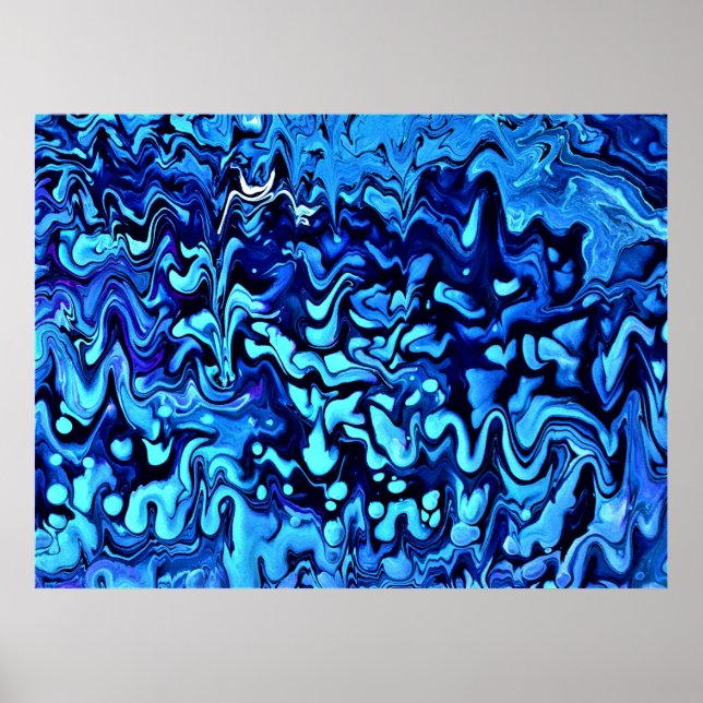 Póster Estudio de color abstracto 67, (Frente)