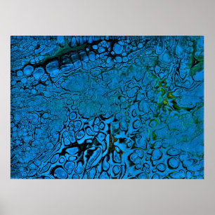 Póster Estudio de color abstracto 7