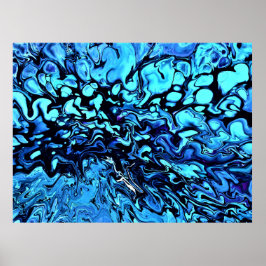 Póster Estudio de color abstracto 74,