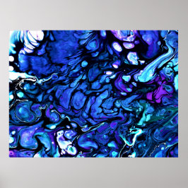 Póster Estudio de color abstracto 77,