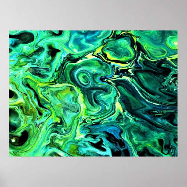 Póster Estudio de color abstracto 78, (Frente)