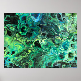 Póster Estudio de color abstracto 82,