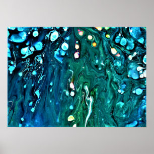 Póster Estudio de color abstracto 91,