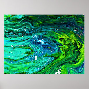 Póster Estudio de color abstracto 93,