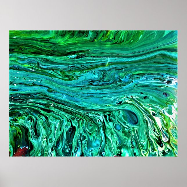 Póster Estudio de color abstracto 96, (Frente)